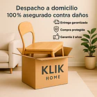 Silla de Comedor Hoffman o Lombardia Madera Rattan - Negra 13