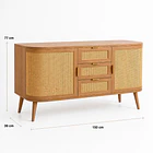 Rack de TV Siena Rattan - Natural 4