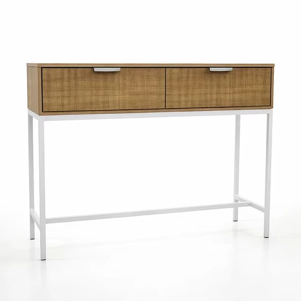 Arrimo SKLOP 100x74 de Patas Blancas Industrial - Cafe 1
