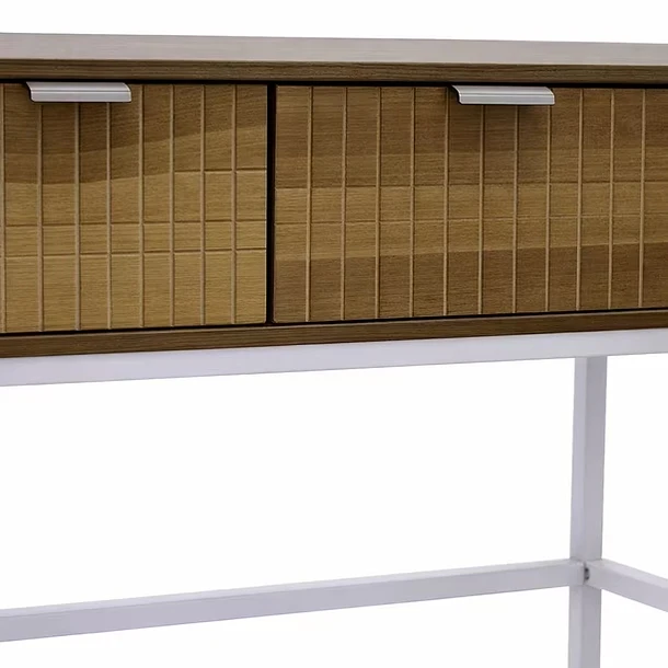 Arrimo SKLOP 100x74 de Patas Blancas Industrial - Cafe 6