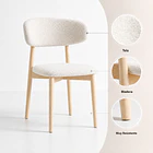 Silla Cloud Madera - Blanco 5