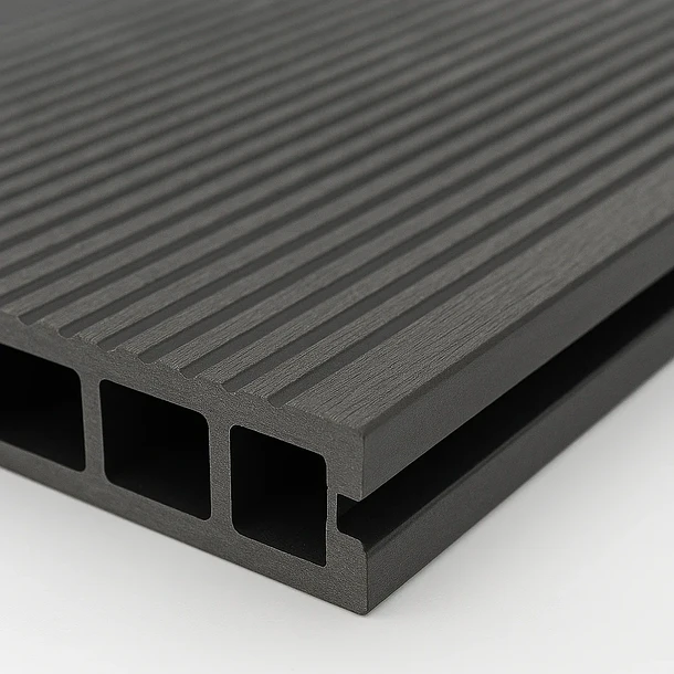 Pack de 5 Deck exterior WPC Color Gris Oscuro 6