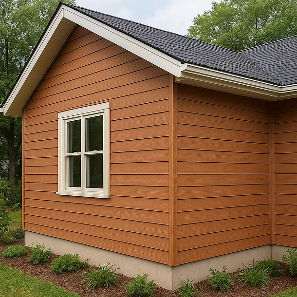 Pack de 5 Revestimientos Siding WPC exterior Color Madera Clara 2