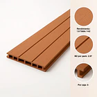 Pack de 5 Revestimientos Siding WPC exterior Color Madera Clara 5