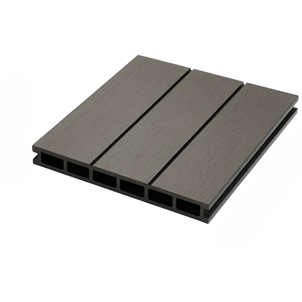 Pack de 5 Revestimientos Siding WPC exterior Color Madera Oscura 1