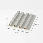 Pack de 16 Revestimientos Siding WPC interior color Blanco 4