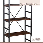 Estante Repisa Industrial 5 niveles 60x28x151 9