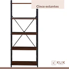 Estante Repisa Industrial 5 niveles 60x28x151 12