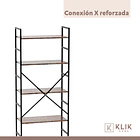 Estante Repisa Industrial 5 niveles 60x28x151 13