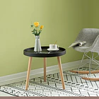 Mesa Lateral Pequeña Redonda Eames - Negra 3