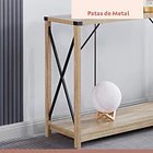 Mesa de Arrimo Cross 2 Niveles - Madera 8