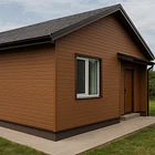 Pack de 5 Revestimientos Siding WPC exterior Color Madera 3
