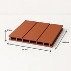 Pack de 5 Revestimientos Siding WPC exterior Color Madera 4