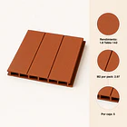 Pack de 5 Revestimientos Siding WPC exterior Color Madera 5