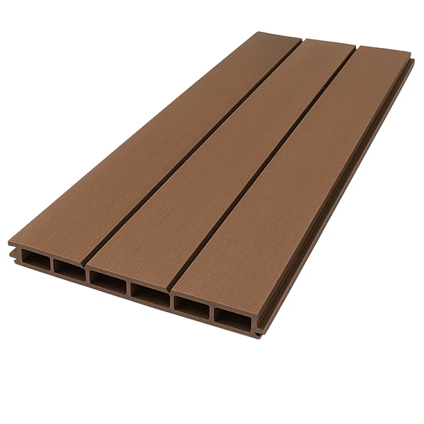 Pack de 5 Revestimientos Siding WPC exterior Color Gris Oscuro 1