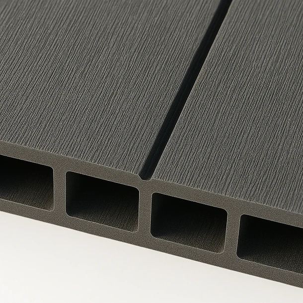 Pack de 5 Revestimientos Siding WPC exterior Color Gris Azulado 6