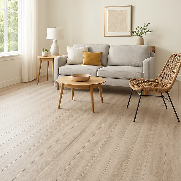 Pack de 12 Pisos Vinilico SPC Color Madera Gris 2