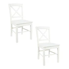 Pack de 2 Sillas de Madera Simply Blanca 1