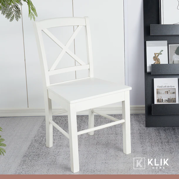 Pack de 2 Sillas de Madera Simply Blanca 2