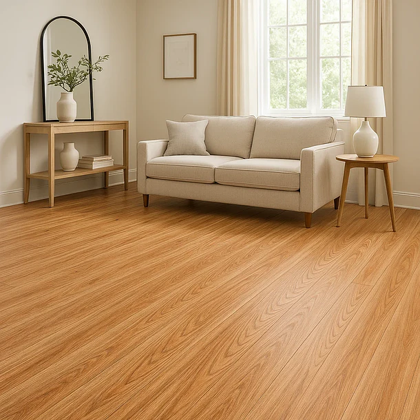 Pack de 12 Pisos Vinilico SPC Color Madera Clara 2