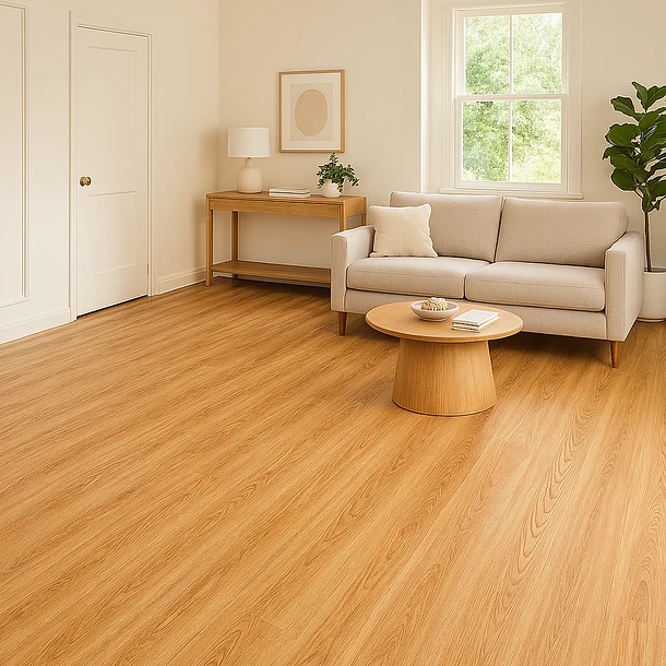 Pack de 12 Pisos Vinilico SPC Color Madera Clara 3