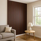 Pack de 16 Revestimientos Siding WPC interior color Chocolate 3