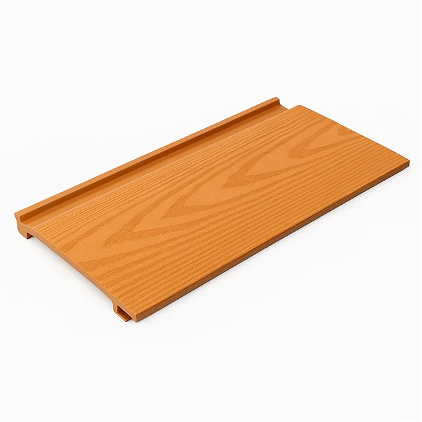 Pack de 5 Revestimientos Siding Plano WPC exterior Color Madera 1