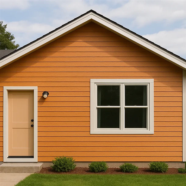 Pack de 5 Revestimientos Siding Plano WPC exterior Color Madera 3