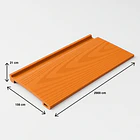 Pack de 5 Revestimientos Siding Plano WPC exterior Color Madera 4