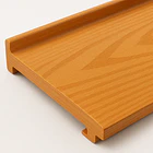 Pack de 5 Revestimientos Siding Plano WPC exterior Color Madera 6