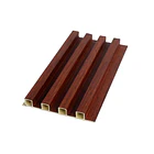 Pack de 16 Revestimientos Siding WPC interior color Nogal 1