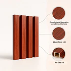 Pack de 16 Revestimientos Siding WPC interior color Nogal 5