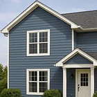 Pack de 5 Revestimientos Siding Plano WPC exterior Color Gris Azulado 3