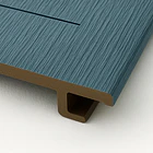 Pack de 5 Revestimientos Siding Plano WPC exterior Color Gris Azulado 6