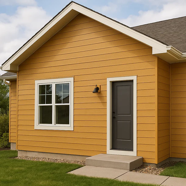 Pack de 5 Revestimientos Siding Plano WPC exterior Color Madera Clara 3