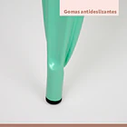 Pack de 4 Sillas Tolix con asiento de madera clara - Menta 5