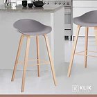Pack de 4 Taburetes Nordic - Gris 3