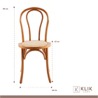 Pack 4 Sillas Amelia Vienna Madera Rattan - Natural 4