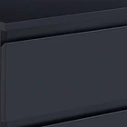 Pack de 2 Veladores Cajón Doble Minimal 30x40x48 Oscuro 2.0 6
