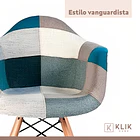 Pack de 2 Butacas Eames Patchwork Celeste 7