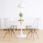Pack de 4 Sillas Eames Transparentes 3