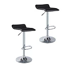Pack de 2 Taburetes Ajustables Simply  - Negro 1