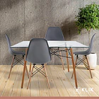 Pack de 4 Sillas Eames Grises 8