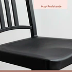 Pack de 4 Sillas Navy - Negras 7