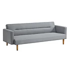 Futón Sofá Cama 3 cuerpos Sara - Lino Gris 1
