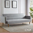 Futón Sofá Cama 3 cuerpos Sara - Lino Gris 4