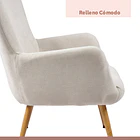 Poltrona Fabric Tipo Radar - Beige 11