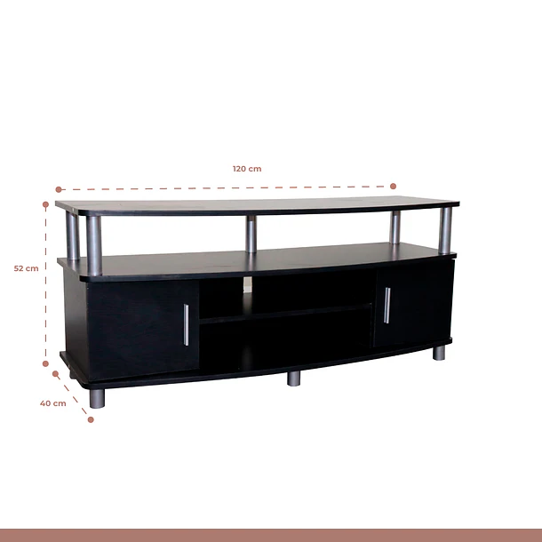 Rack de TV Modern Oscuro 4