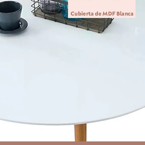 Mesita lateral simply - Blanca 5