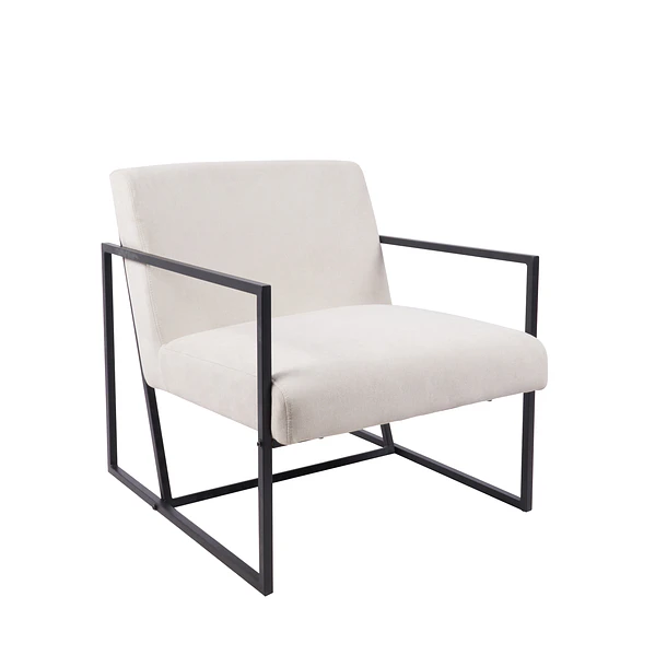 Poltrona Modern Fabric - Beige 1